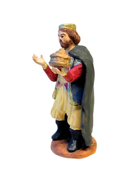 12 cm Terracotta Wise Man Bearing Myrrh