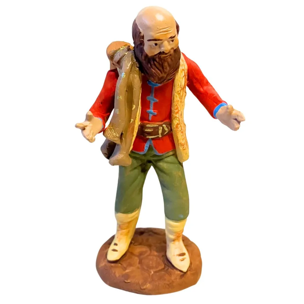 12 cm Terracotta Bagpiper