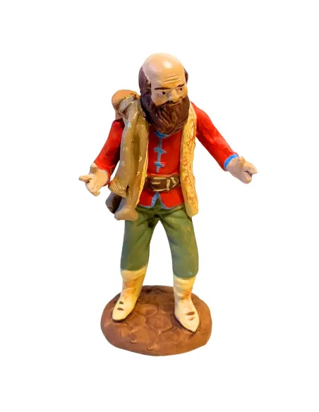 12 cm Terracotta Bagpiper