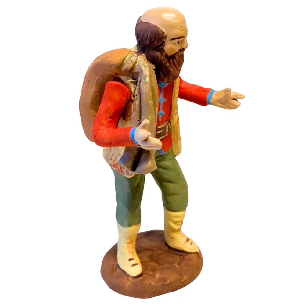 12 cm Terracotta Bagpiper