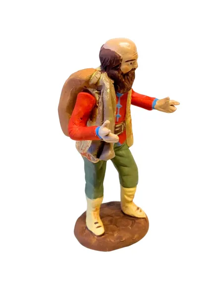 Zampognaro in terracotta 12 cm