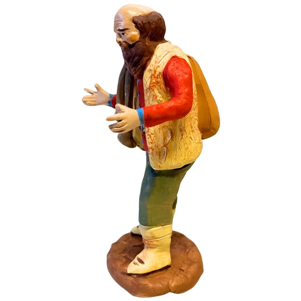 12 cm Terracotta Bagpiper