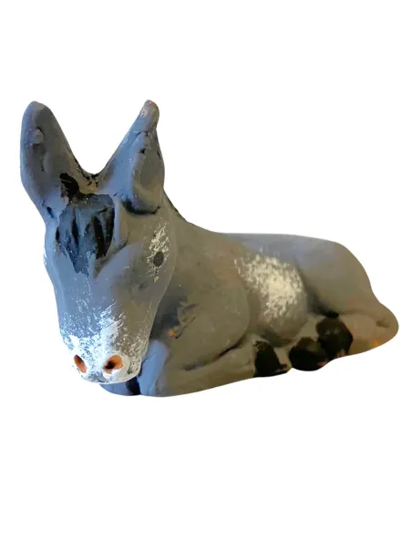 Terracotta Donkey for 7 cm Nativity Figures