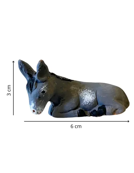 Terracotta Donkey for 7 cm Nativity Figures