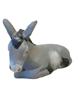 Asino in terracotta per statue da 10 cm 2