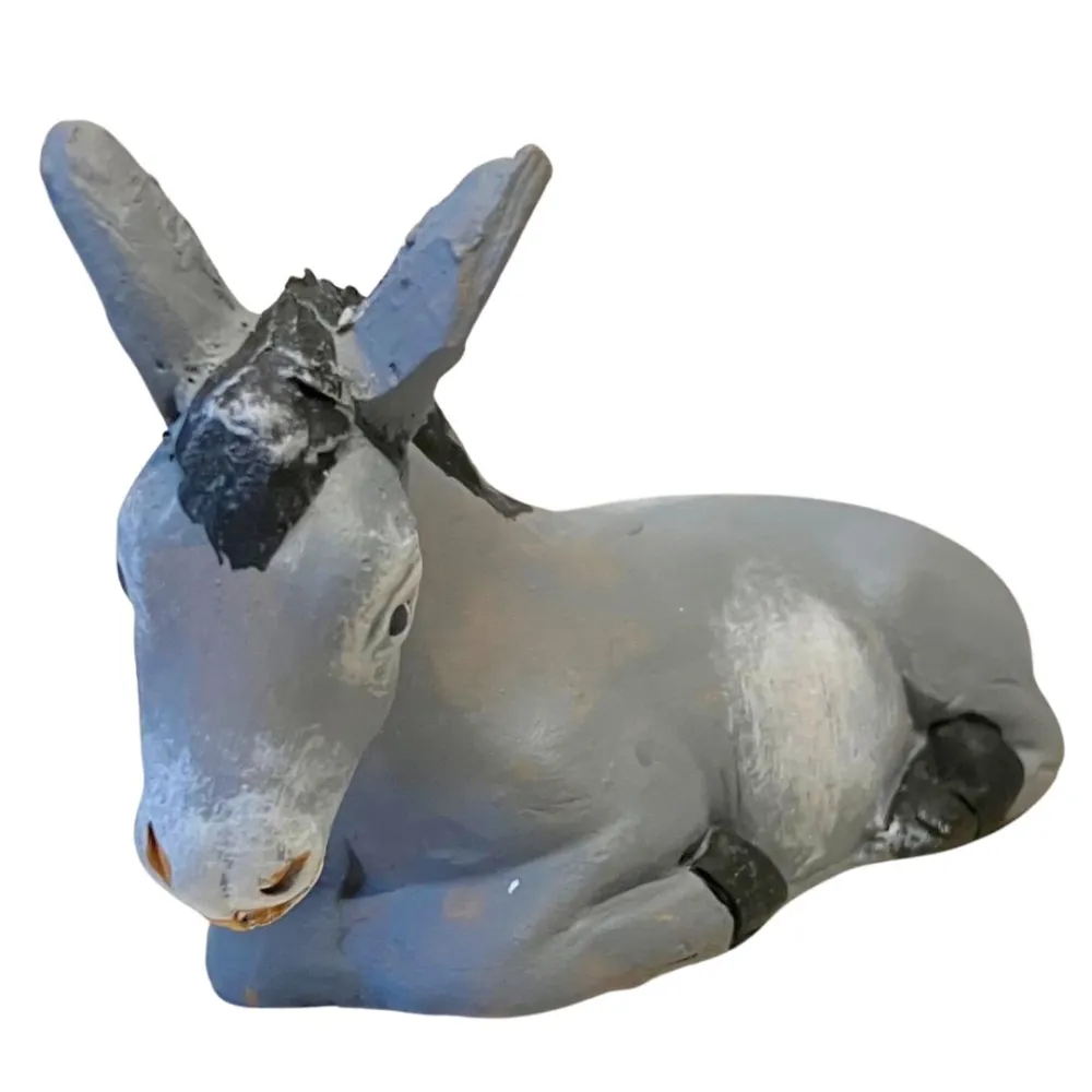 Terracotta Donkey for 10 cm Nativity Figures
