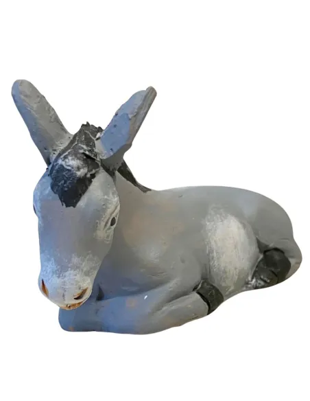 Asino in terracotta per statue da 10 cm