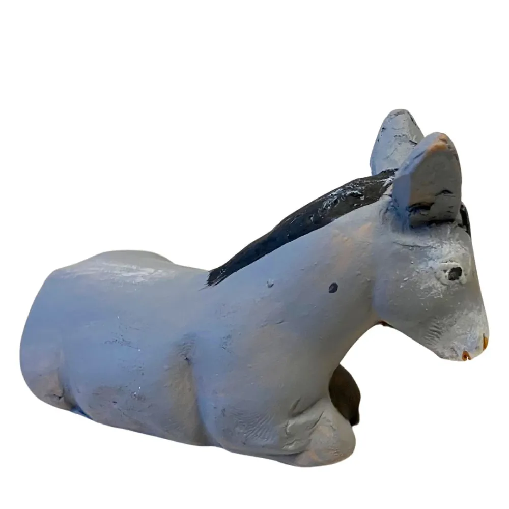 Terracotta Donkey for 10 cm Nativity Figures