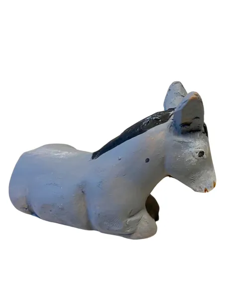 Asino in terracotta per statue da 10 cm