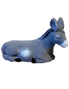 Asino in terracotta per statue da 12 cm 2