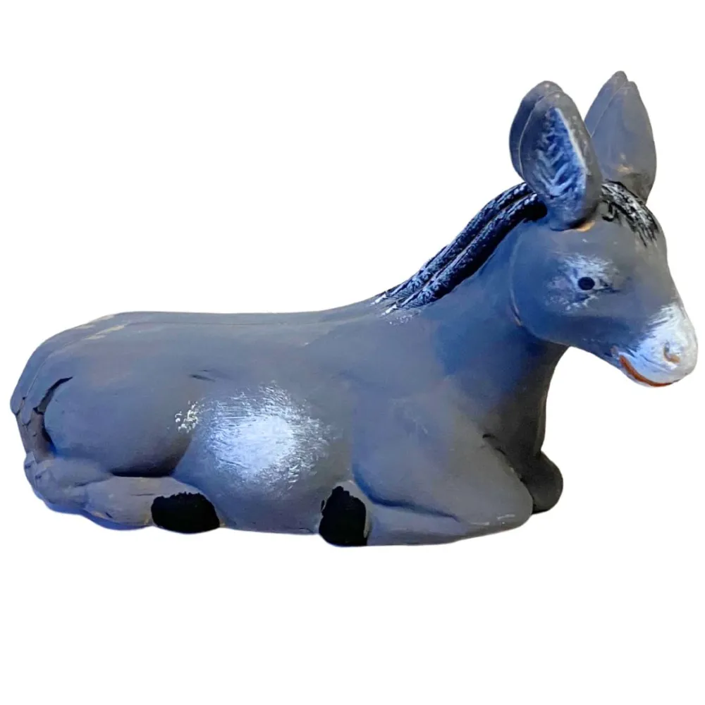 Terracotta Donkey for 12 cm Nativity Figures
