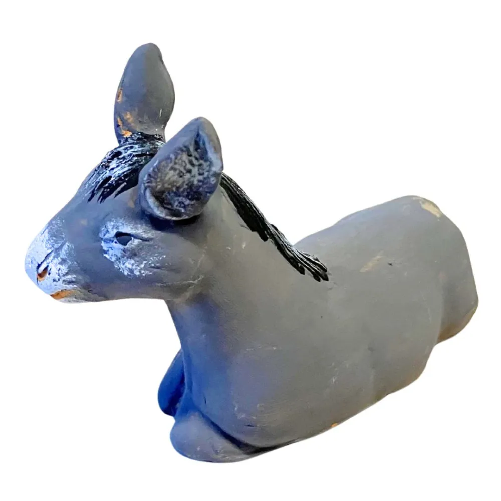 Terracotta Donkey for 12 cm Nativity Figures