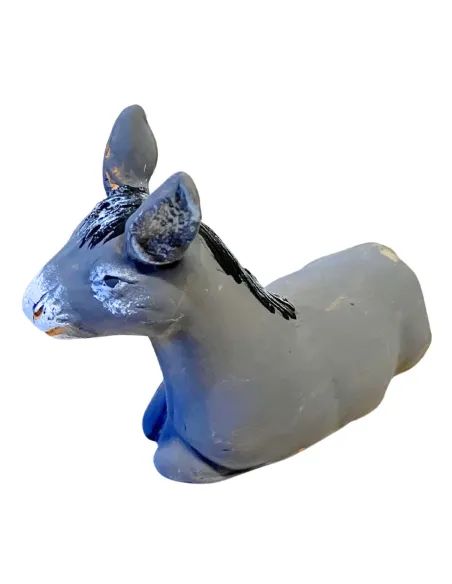 Asino in terracotta per statue da 12 cm
