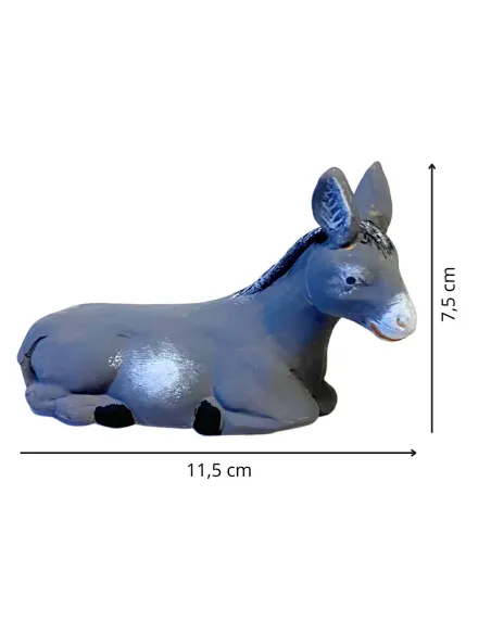 Terracotta Donkey for 12 cm Nativity Figures