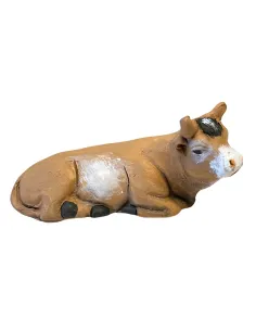 Bue in terracotta per statue da 10 cm