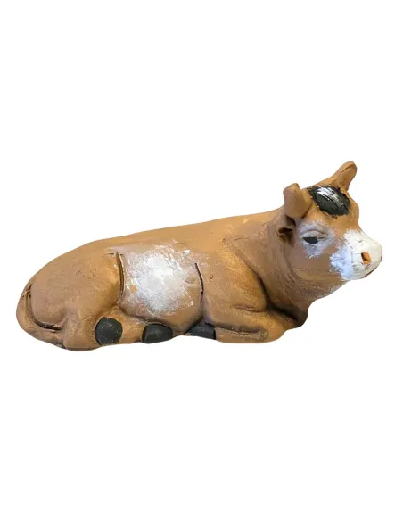 Bue in terracotta per statue da 10 cm