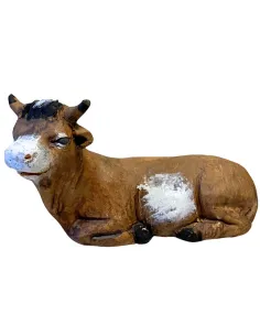 Bue in terracotta per statue da 12 cm 2