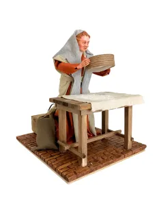 Animated Palestinian Woman Sifting Flour - 30 cm