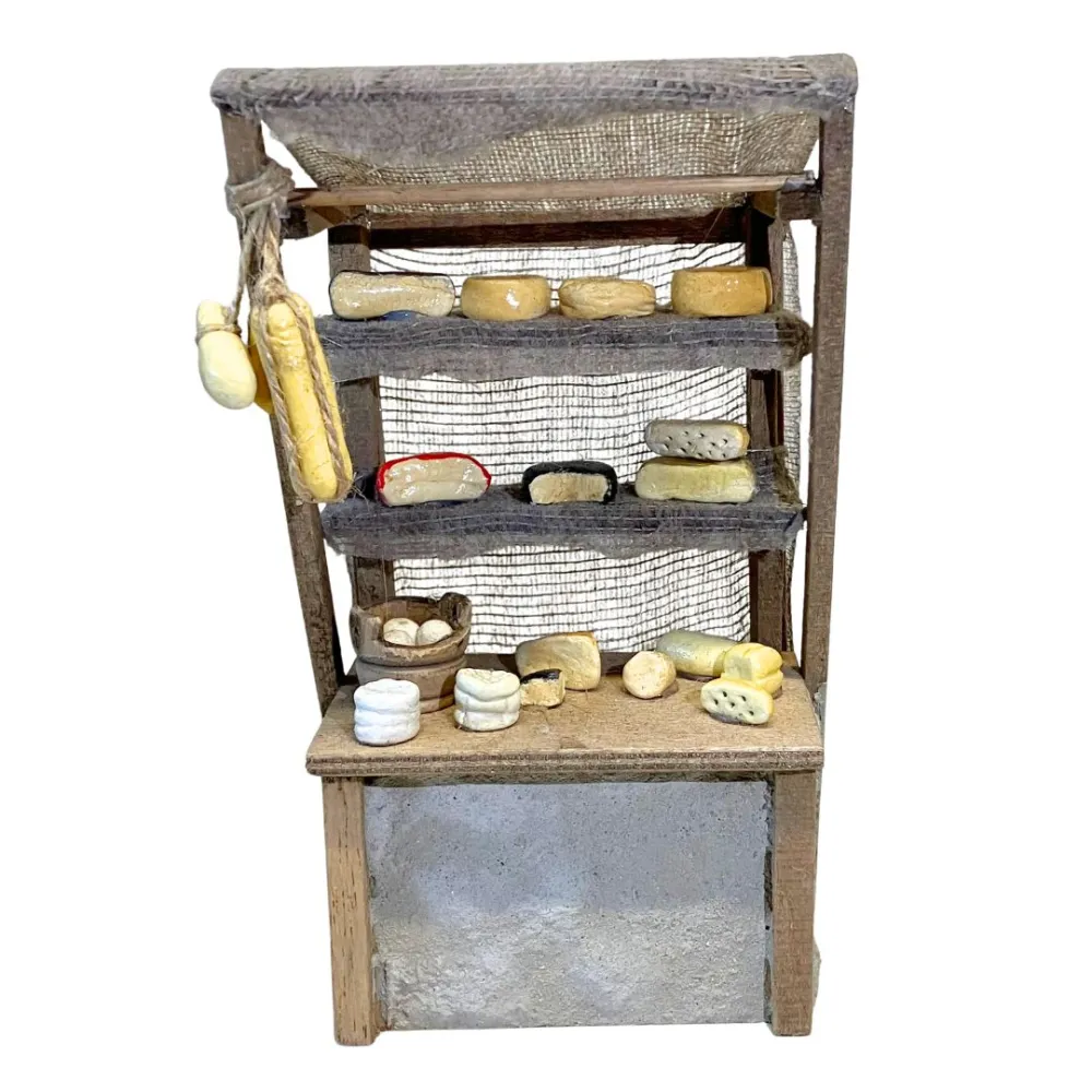 Cheese Stall for 10–15 cm Nativity Figures