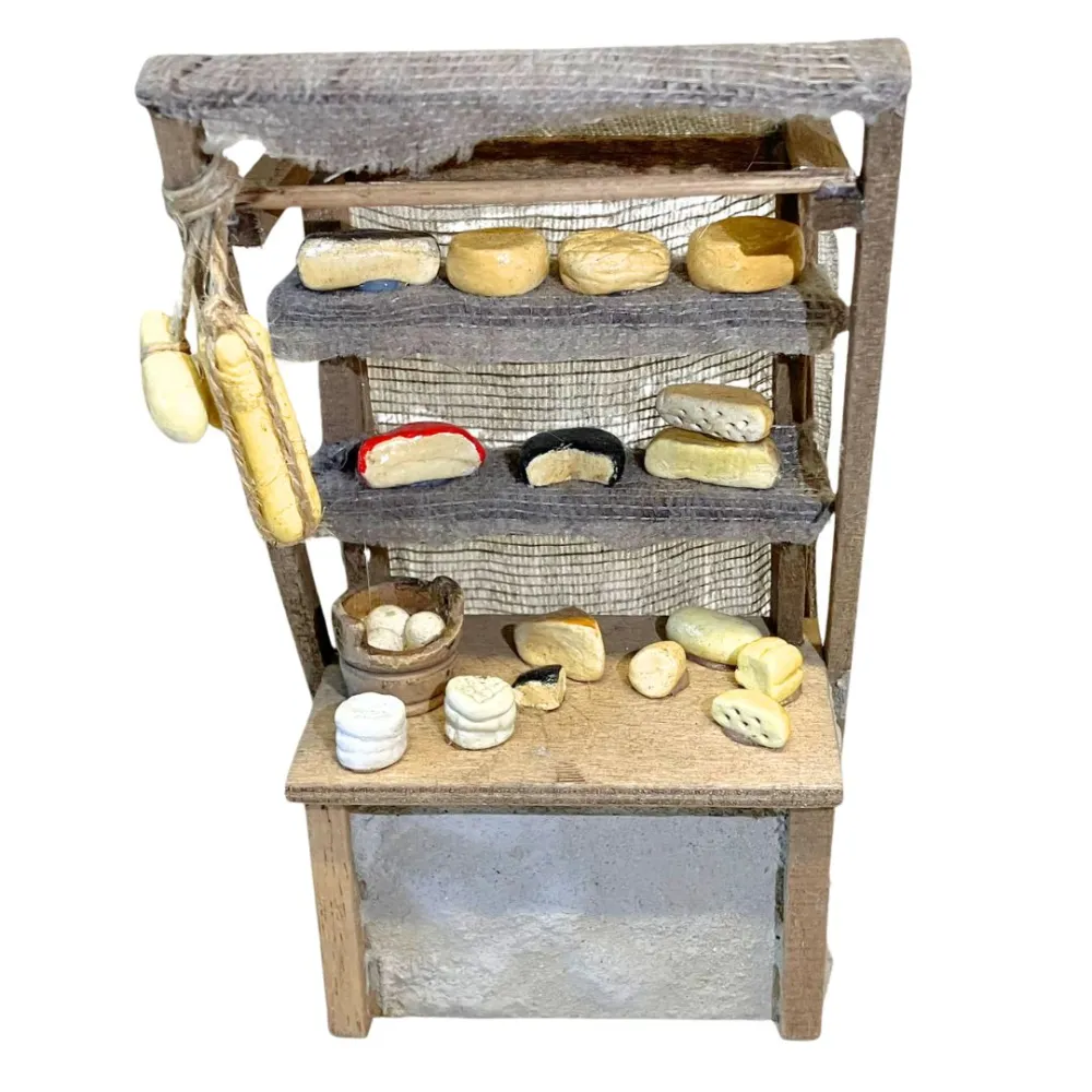 Cheese Stall for 10–15 cm Nativity Figures