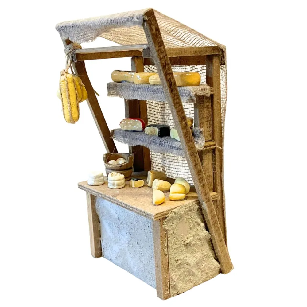 Cheese Stall for 10–15 cm Nativity Figures