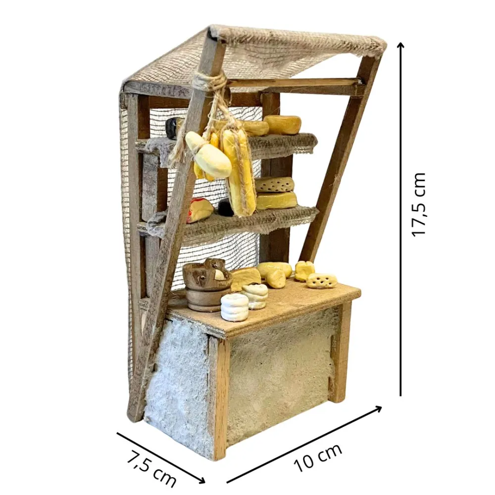 Cheese Stall for 10–15 cm Nativity Figures