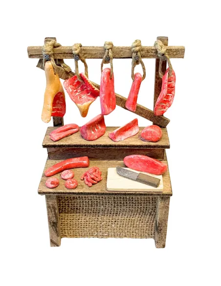 Meat Stall for 10–15 cm Nativity Figures