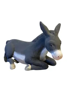 Asino in terracotta per statue da 25-30 cm
