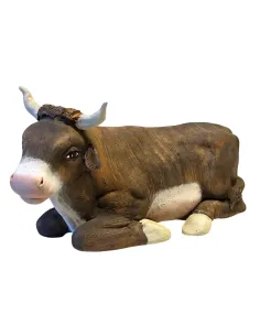 Bue in terracotta per statue da 25-30 cm