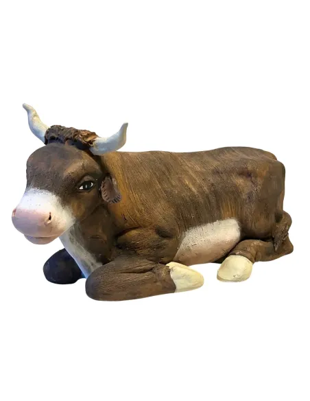 Terracotta Ox for 25–30 cm Nativity Figures