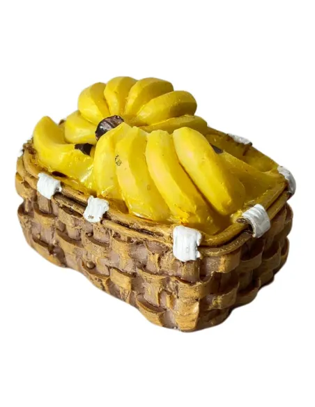 Set of 6 Resin Baskets with Fruit and Eggs for 20–25 cm Nativity Figures