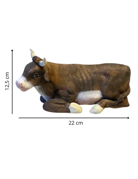 Terracotta Ox for 25–30 cm Nativity Figures