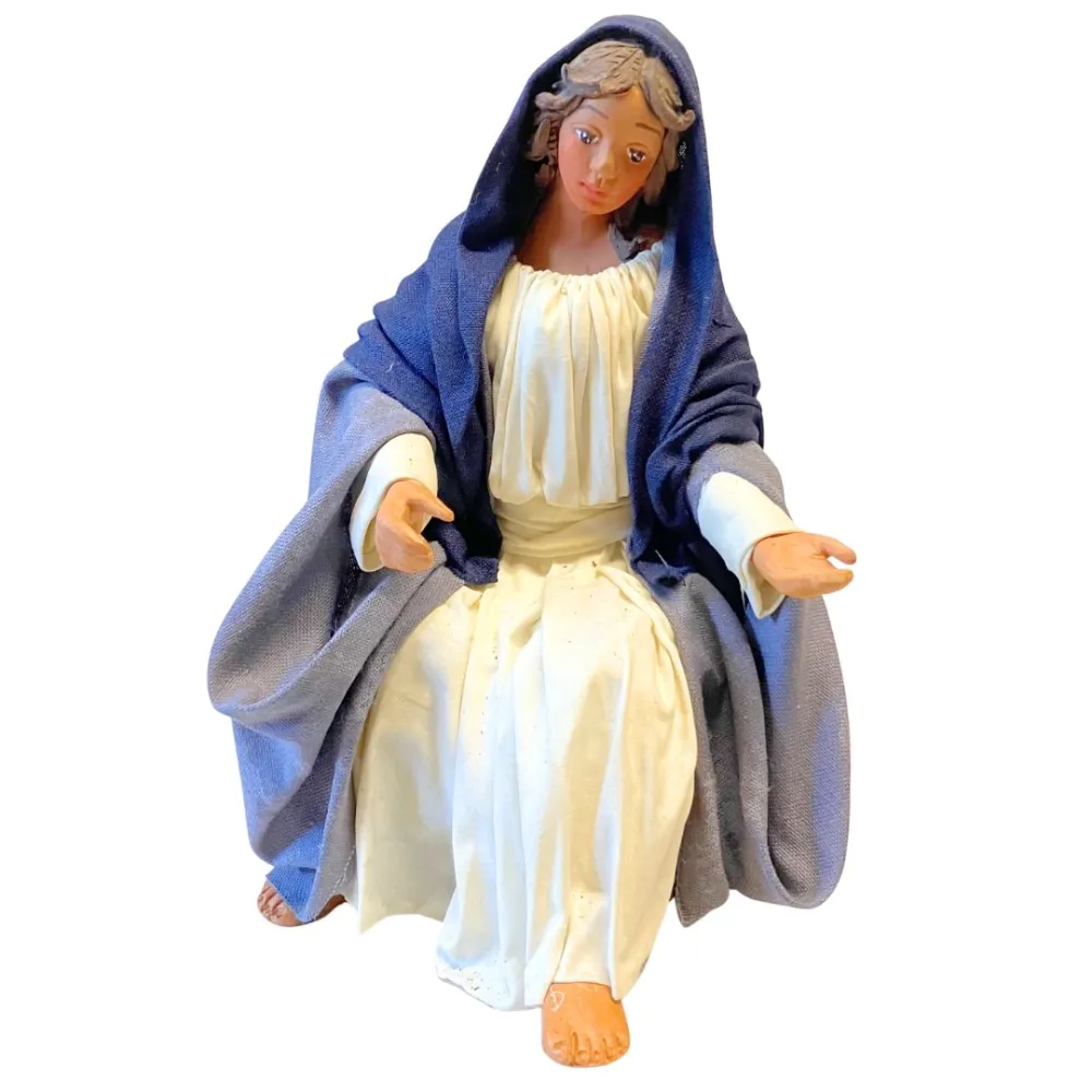 Terracotta Madonna for 25 cm Nativity Figures.