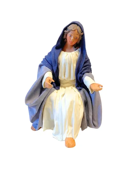 Terracotta Madonna for 25 cm Nativity Figures.