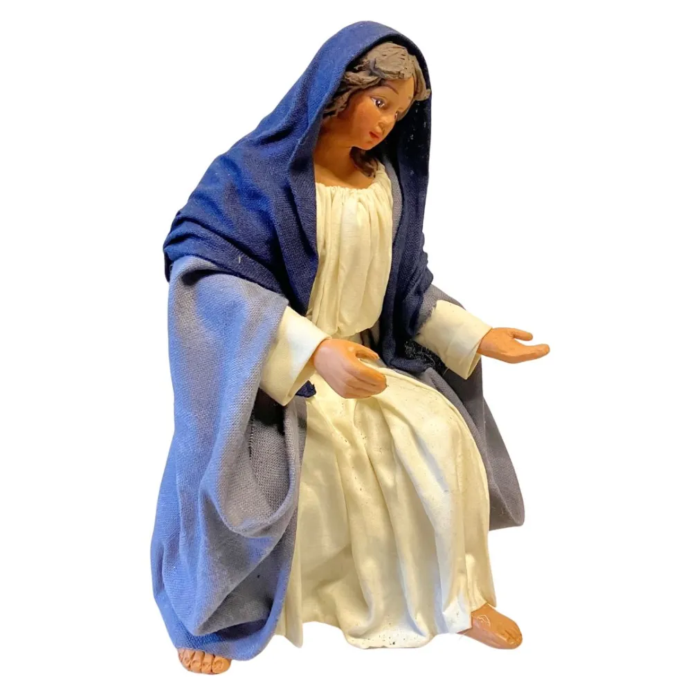 Terracotta Madonna for 25 cm Nativity Figures.
