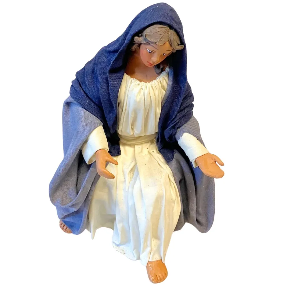 Terracotta Madonna for 25 cm Nativity Figures.