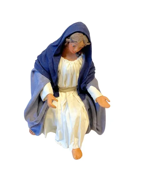 Terracotta Madonna for 25 cm Nativity Figures.
