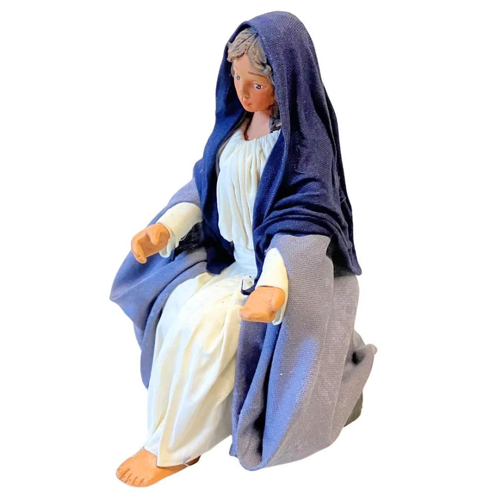 Terracotta Madonna for 25 cm Nativity Figures.