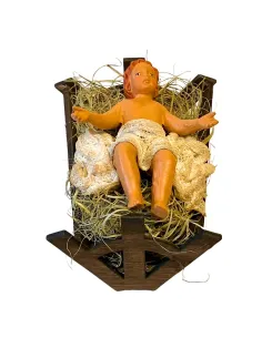 Gesù Bambino in terracotta per statue da 25 cm 2