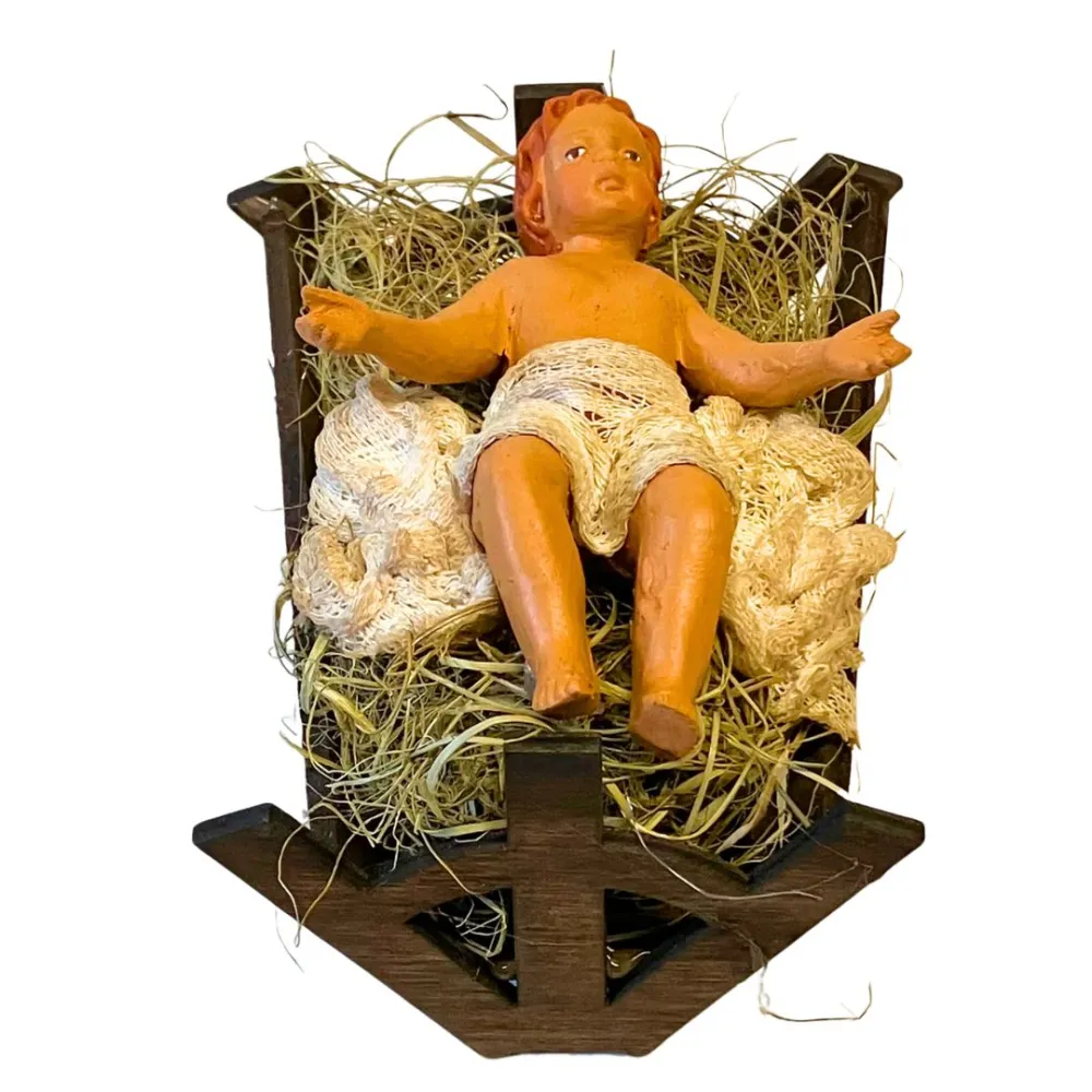 Terracotta Infant Jesus for 25 cm Nativity Figures