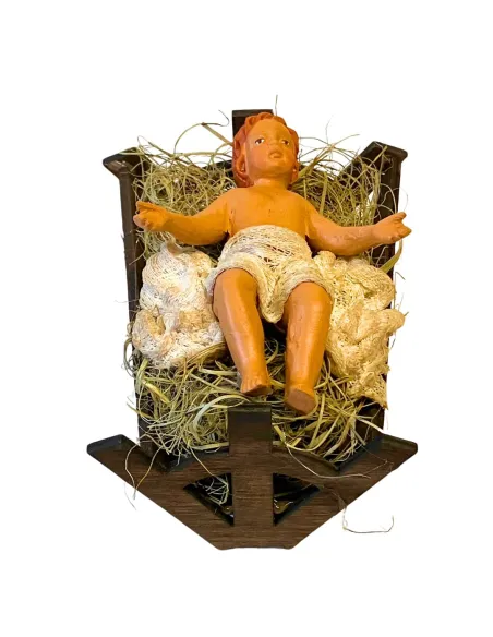 Gesù Bambino in terracotta per statue da 25 cm