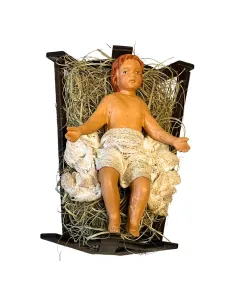 Gesù Bambino in terracotta per statue da 25 cm