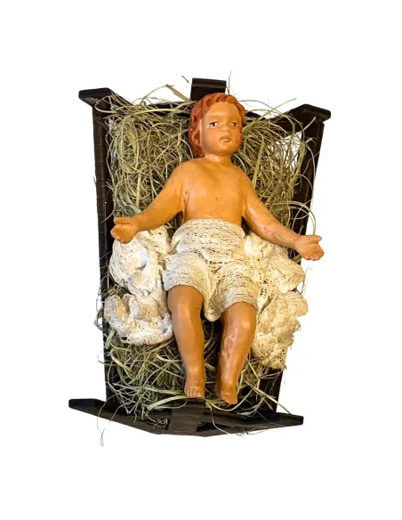 Gesù Bambino in terracotta per statue da 25 cm