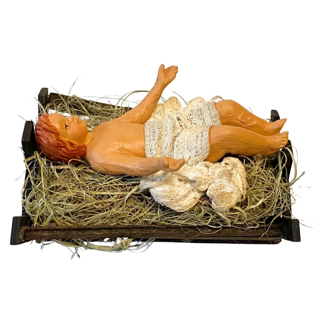 Terracotta Infant Jesus for 25 cm Nativity Figures