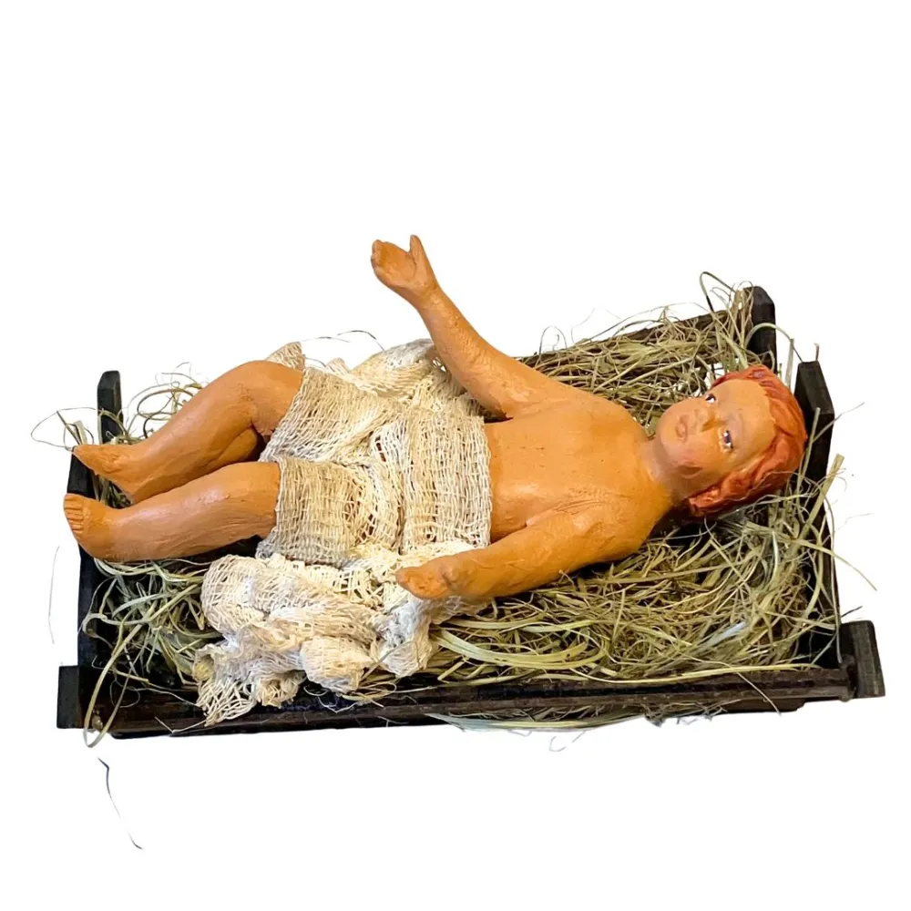 Terracotta Infant Jesus for 25 cm Nativity Figures