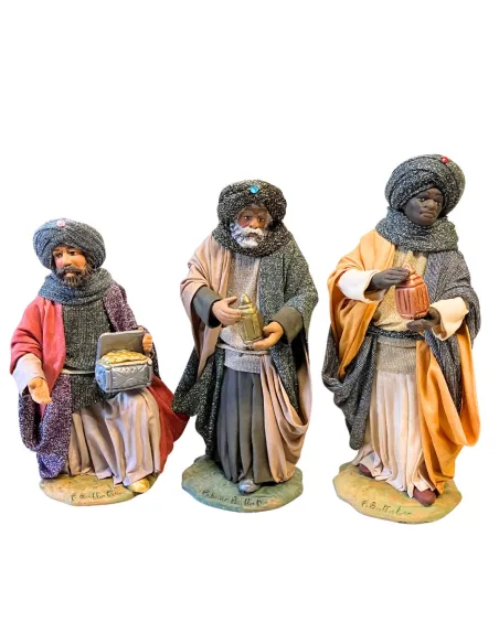 25 cm Terracotta Set of the Three Wise Men