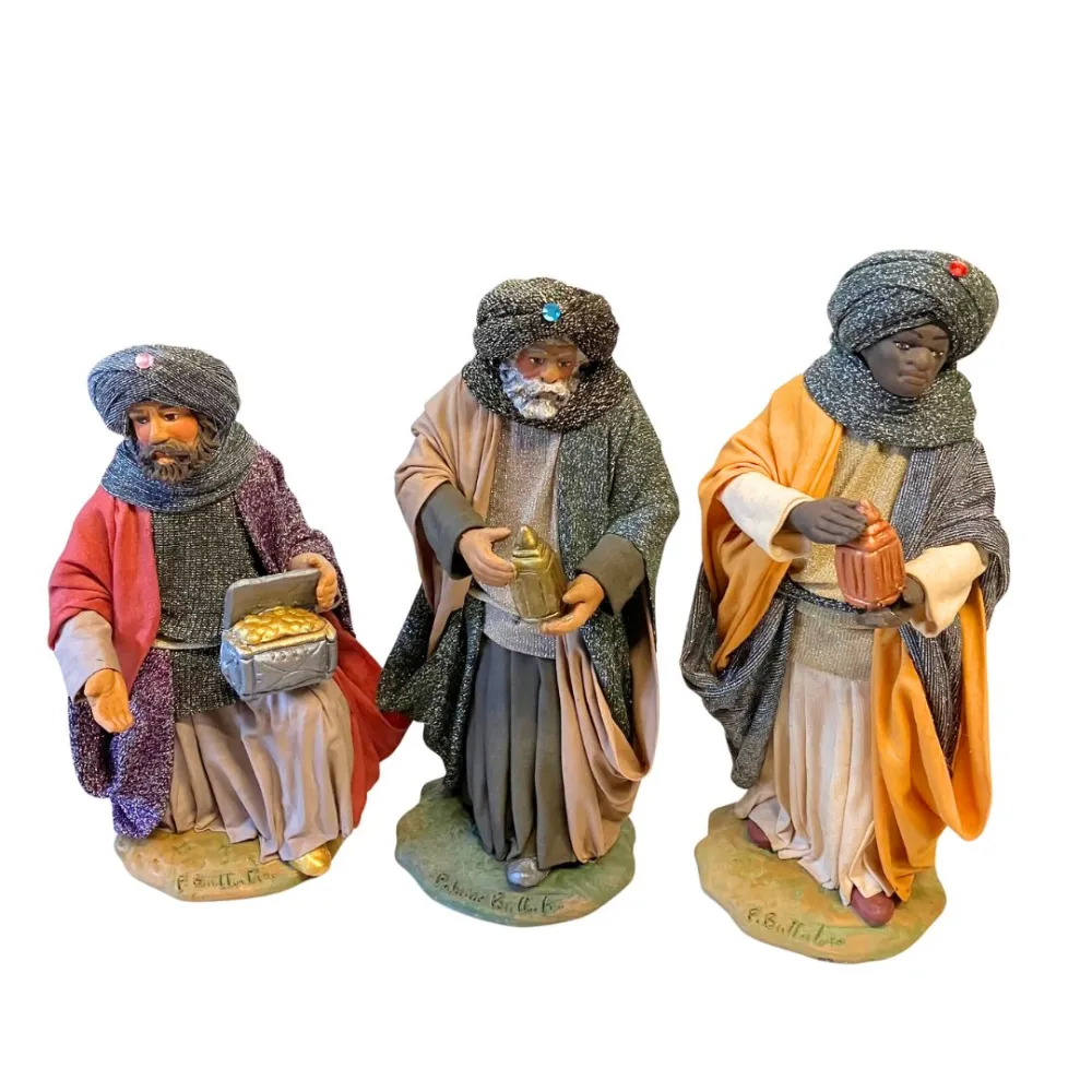 25 cm Terracotta Set of the Three Wise Men