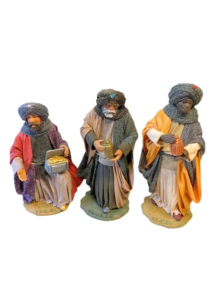 25 cm Terracotta Set of the Three Wise Men