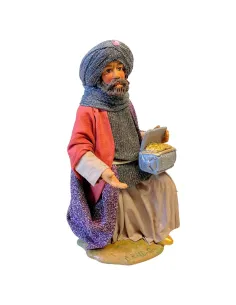 Terracotta Wise Man Bearing Gold for 25 cm Nativity Figures 2