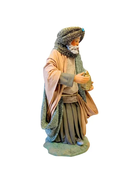 25 cm Terracotta Wise Man Bearing Frankincense